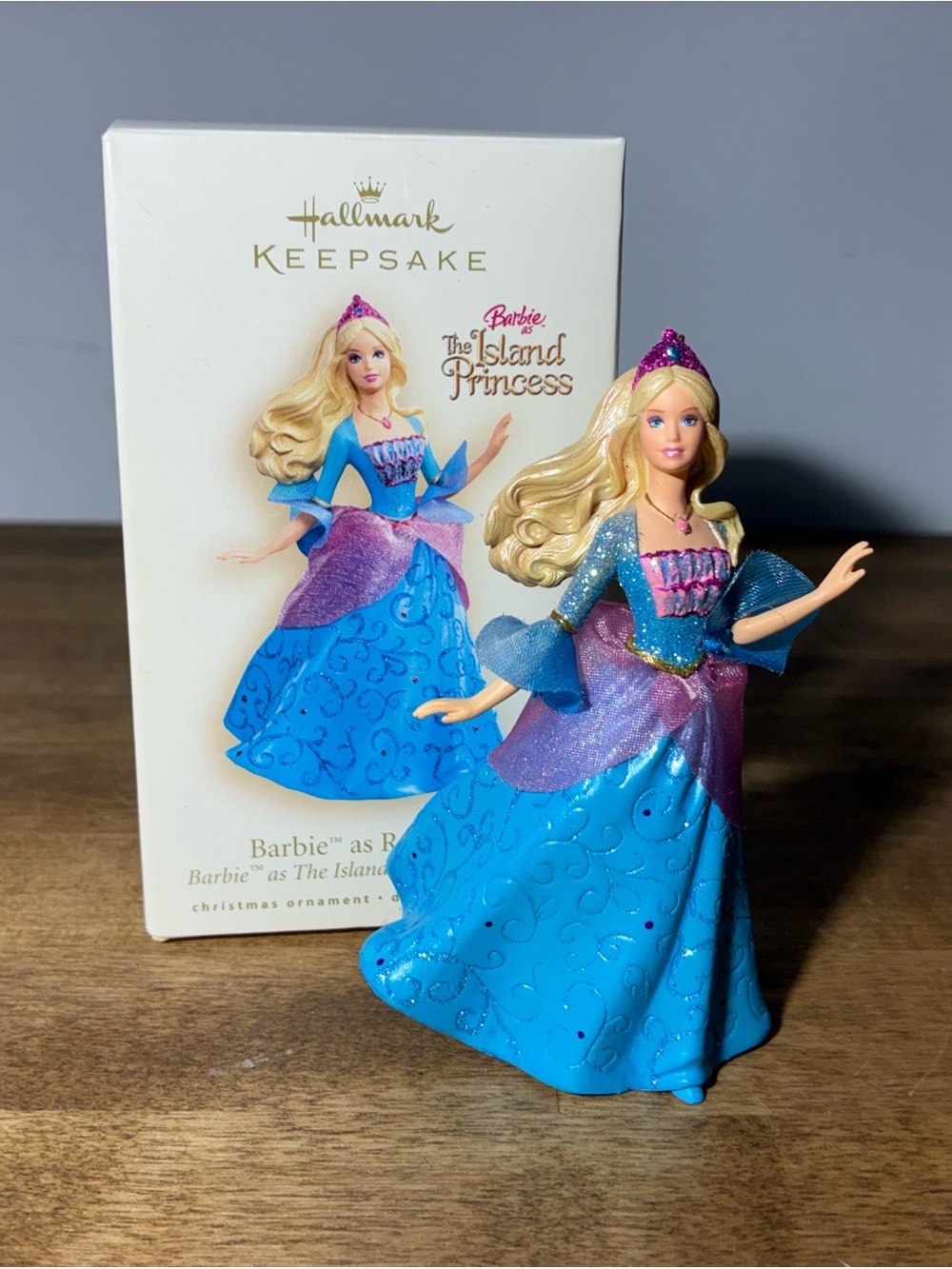 2007 Hallmark Keepsake Barbie as Rosella Island Princess Ornament QXI2027